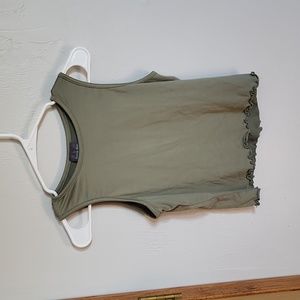 Olivia Rae NY olive green tank top